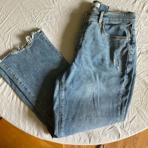 Loft Cropped Jeans NWT size 31 Curvy Flare